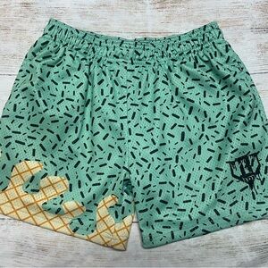Baseball Lifestyle 101 Mint Ice Cream Shorts with Mesh Liner, Youth Large